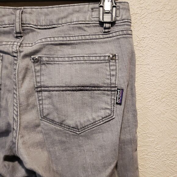 Patagonia Pants Women 24 Grey Slim Straight Leg Stretch Fits - Picture 8 of 11